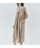 【ベイジ,/BEIGE,】の【洗える】FLEUR / フロントドレープノースリーブドレス Beige|ID: prp329100004683345 ipo3291000000033822460