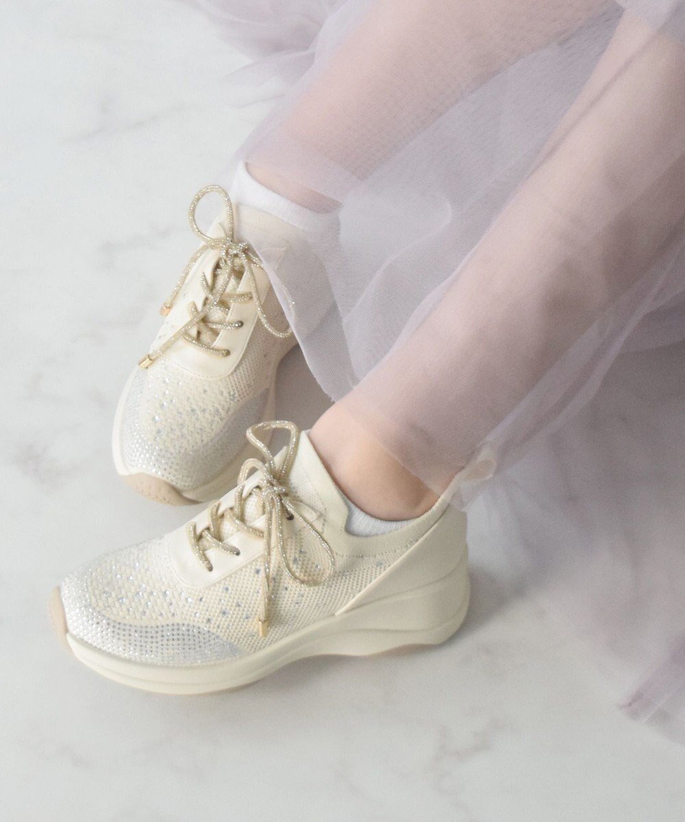 【ブリジット バーキン/Bridget Birkin】の【Bridget Birkin】ビジューシューレーススニーカー 人気、トレンドファッション・服の通販 founy(ファニー) 　ファッション　Fashion　レディースファッション　Fashion for Women　スニーカー　Sneakers, Trainers　ビジュー　Bijou, Jewel-like Accent　レース　Lace, Lace Fabric　 other-1|ID: prp329100004683356 ipo3291000000034746268