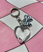 【ウィゴー/WEGO】のクリアカラーハートキーホルダー 柄1|ID: prp329100004683357 ipo3291000000033822500
