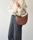 【インター ショシュール/INTER-CHAUSSURES】の【CHRISTIAN VILLA】ミディアムサイズレザーホーボーバッグ ブラウン|ID: prp329100004683361 ipo3291000000033822510