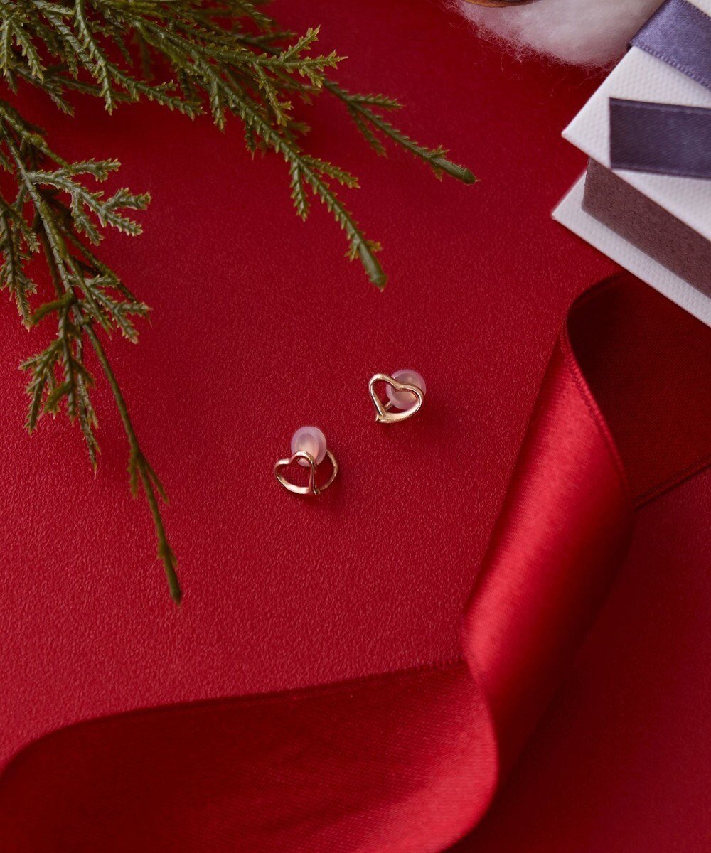 【フィービィー/phoebe】の【K10RG】オープンハートイヤリング インテリア・キッズ・メンズ・レディースファッション・服の通販 founy(ファニー) 　ファッション　Fashion　レディースファッション　Fashion for Women　ジュエリー　Jewelry　ファッションリング　Fashion Rings　イヤリング・フープ・ドロップタイプ　Hoop, Drop & Clip Earrings　アクセサリー　Fashion Accessories　イヤリング　Earrings　ジュエリー　Jewelry, Accessories　ジュエル　Jewel, Gemstone　ボックス　Boxy, Box Shape　モチーフ　Motif, Design Theme　ローズ　Rose, Rose Motif　おすすめ　Recommended / Our Picks　エレガント 上品　Elegant　ギフト プレゼント　Gift / Present　ローズゴールド|ID: prp329100004683391 ipo3291000000034890415