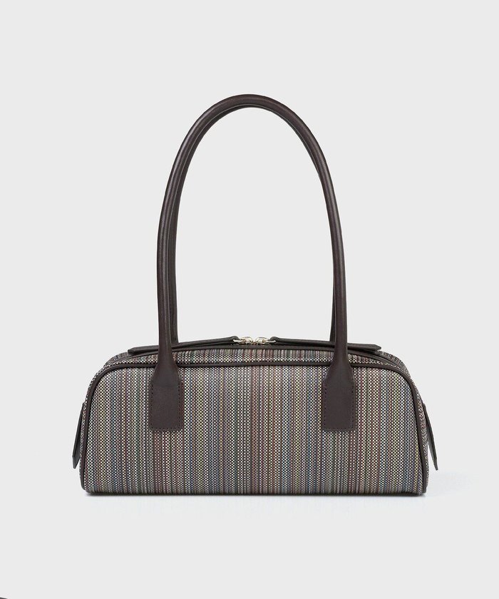 【ポール スミス/Paul Smith】のコーテッドキャンバス ハンドバッグ インテリア・キッズ・メンズ・レディースファッション・服の通販 founy(ファニー) https://founy.com/ ファッション Fashion レディースファッション Fashion for Women バッグ Bags キャンバス Canvas, Canvas Fabric コーティング Coating, Coated Finish 軽量 Lightweight, Ultra Light シンプル Simple, Minimal ストライプ Stripe, Striped Pattern チェック Check, Plaid, Tartan プリント Print, Printed Pattern 新作・新入荷 New Arrivals / New In エレガント 上品 Elegant |ID: prp329100004683414 ipo3291000000033822739