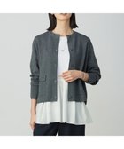 【ジェイ プレス/J.PRESS】の【洗える】WORETED WOOL BLEND カーディガン グレー系|ID: prp329100004683425 ipo3291000000033822803