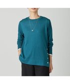 【ジェイ プレス/J.PRESS】の【洗える】WORETED WOOL BLEND クルーネック ニット エメラルド系|ID: prp329100004683426 ipo3291000000033822812