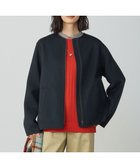 【ジェイ プレス/J.PRESS】のウールナイロンリバー ノーカラー コート ミッドナイト系|ID: prp329100004683428 ipo3291000000033822821
