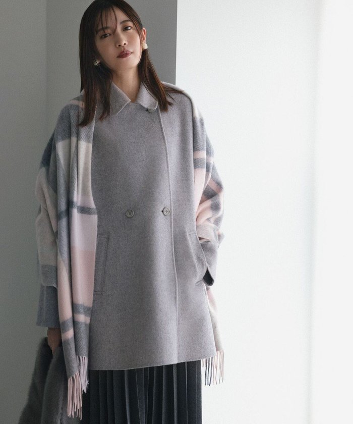 【ジェイ プレス/J.PRESS】のウールナイロンリバー テーラード コート インテリア・キッズ・メンズ・レディースファッション・服の通販 founy(ファニー) https://founy.com/ ファッション Fashion レディースファッション Fashion for Women アウター Coat / Outerwear Collection コート・ロングコート・ピーコート Long Coats, Peacoats & More レディースジャケット・軽アウター Jackets クラシカル Classical, Vintage-Inspired クラシック Classic, Timeless Style ジャケット Jacket, Outerwear ダブル Double, Double-Breasted テーラード Tailored, Tailored Fit なめらか Smooth, Silky Texture バランス Balance, Style Balance フェイス Face, Facial Design ミドル Middle Length, Mid Height A/W・秋冬 Autumn/Winter |ID: prp329100004683429 ipo3291000000034475528