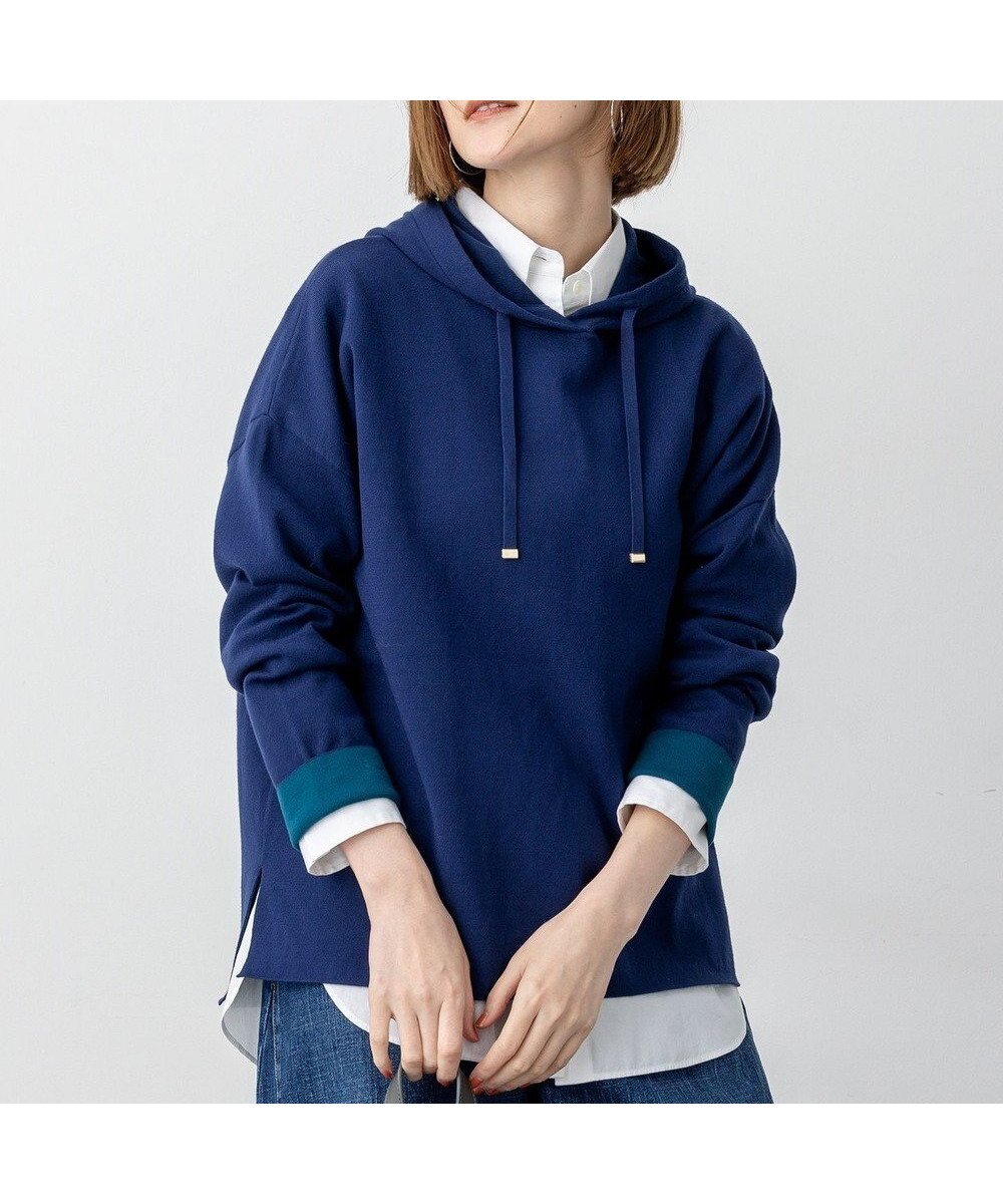 【23区/NIJYUSANKU】の【先行予約/洗える】ダブルフェイスニット パーカー 人気、トレンドファッション・服の通販 founy(ファニー) 　ファッション　Fashion　レディースファッション　Fashion for Women　トップス・カットソー　Cut & Sew Tops　ニット　Knit Tops & Sweaters　レディースパーカー・カジュアルフーディー　Casual Hoodies & Sweatshirts　イエロー　Yellow　洗える　Machine Washable　クール　Cool, Chic　シルク　Silk, 100% Silk　ストレッチ　Stretch, Stretchy Fabric　ダブル　Double, Double-Breasted　なめらか　Smooth, Silky Texture　パーカー　Hoodie, Parka　フェイス　Face, Facial Design　フェミニン　Feminine, Girly　リラックス　Relax, Relaxed Fit　A/W・秋冬　Autumn/Winter　冬　Winter / This Winter　新作・新入荷　New Arrivals / New In　エレガント 上品　Elegant　2025年　2025　2025-2026秋冬・A/W　Autumn/Winter 2025–26 AW25–26　 other-1|ID: prp329100004683432 ipo3291000000033822847