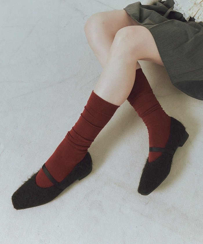 【ブリジット バーキン/Bridget Birkin】の【Bridget Birkin】エラスティックバンドもこもこスクエアバレエシューズ インテリア・キッズ・メンズ・レディースファッション・服の通販 founy(ファニー) https://founy.com/ ファッション Fashion レディースファッション Fashion for Women 新作・新入荷 New Arrivals / New In シューズ Shoes, Footwear バレエ Ballet, Ballet Style モコモコ Fuzzy, Fluffy 抗菌 Antibacterial, Bacteria-Resistant |ID: prp329100004683438 ipo3291000000033822867