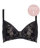 【ブラデリス ニューヨーク/BRADELIS New York】の【BRADELIS New York / 育乳補整ブラ・STEP1 集める】ウェンディバックスムーズステップ1ブラ25A1 補正 ブラジャー ブラック|ID: prp329100004683440 ipo3291000000033822880