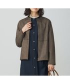 【ジェイ プレス/J.PRESS】の【洗える】スウェードダンボール ブルゾン モカ系|ID: prp329100004683443 ipo3291000000033822900