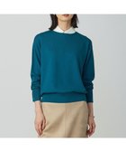 【ジェイ プレス/J.PRESS】の【洗える】Cotton Wool ボートネック ニット エメラルド系|ID: prp329100004683444 ipo3291000000033822905