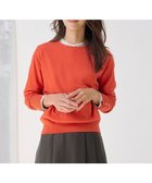 【ジェイ プレス/J.PRESS】のCotton Wool ボートネック ニット オレンジ系|ID: prp329100004683444 ipo3291000000034189632