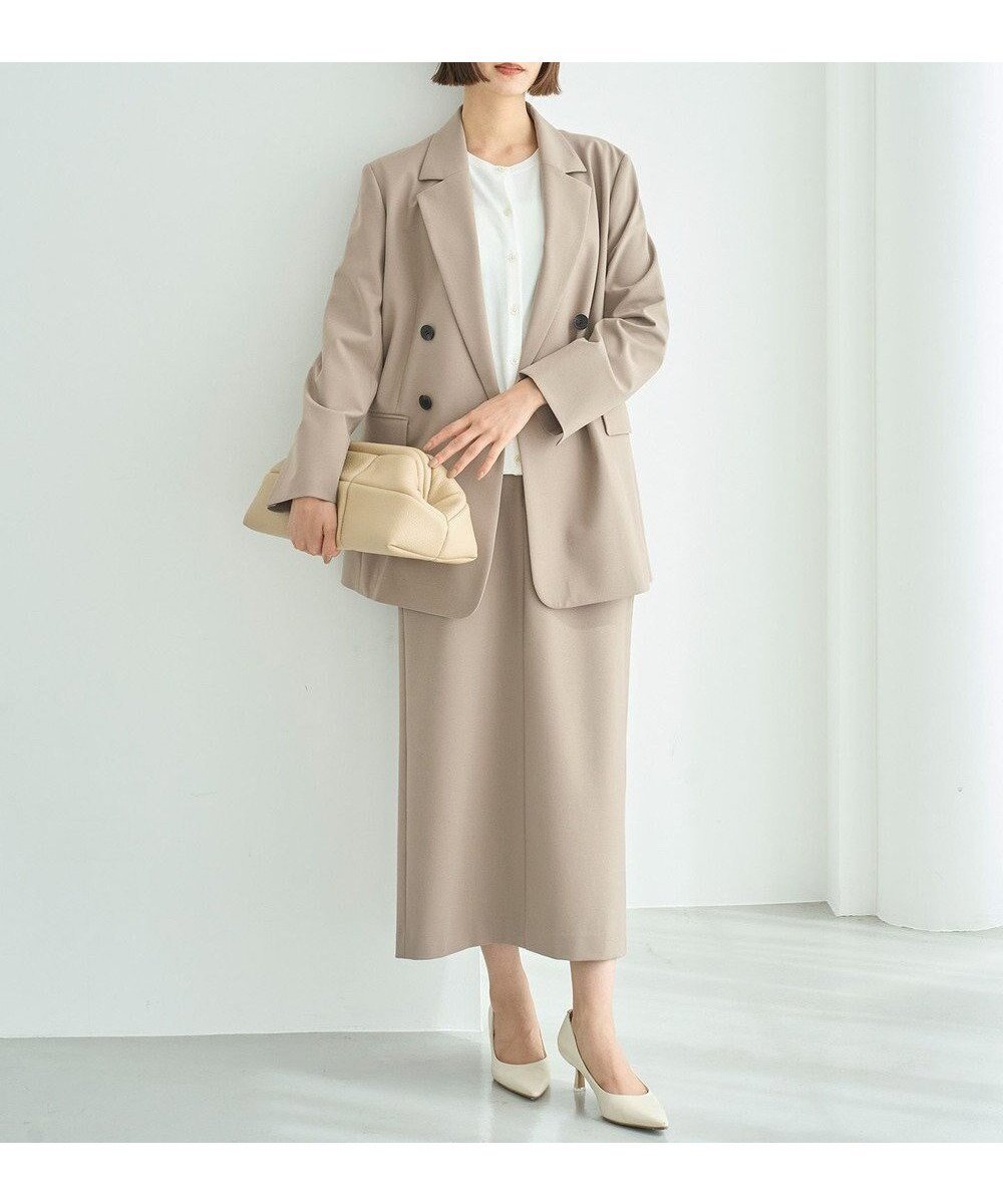 【アンフィーロ 自由区/UNFILO】のウールライク Iラインスカート インテリア・キッズ・メンズ・レディースファッション・服の通販 founy(ファニー) 　ファッション　Fashion　レディースファッション　Fashion for Women　スカート　Skirts　シューズ　Shoes, Footwear　シンプル　Simple, Minimal　ストレッチ　Stretch, Stretchy Fabric　ストレート　Straight, Straight Cut　スニーカー　Sneakers, Trainers　なめらか　Smooth, Silky Texture　フラット　Flat, Flat Shoes　マニッシュ　Mannish, Boyish　A/W・秋冬　Autumn/Winter　おすすめ　Recommended / Our Picks　エレガント 上品　Elegant　ベージュ|ID: prp329100004683448 ipo3291000000035573940