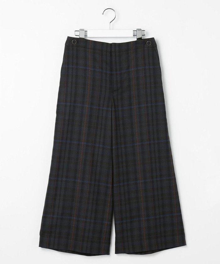 【ジェイ プレス/J.PRESS】の【洗える】milledタータンラメチェック クロップド パンツ インテリア・キッズ・メンズ・レディースファッション・服の通販 founy(ファニー) https://founy.com/ ファッション Fashion レディースファッション Fashion for Women パンツ Pants & Trousers 洗える Machine Washable 秋 Autumn クロップド Cropped, Short Length ショート Short, Short Length チェック Check, Plaid, Tartan ドレープ Drape, Draping Fabric なめらか Smooth, Silky Texture ミックス Mix, Mixed Style 冬 Winter / This Winter A/W・秋冬 Autumn/Winter 新作・新入荷 New Arrivals / New In エレガント 上品 Elegant |ID: prp329100004683454 ipo3291000000033822940