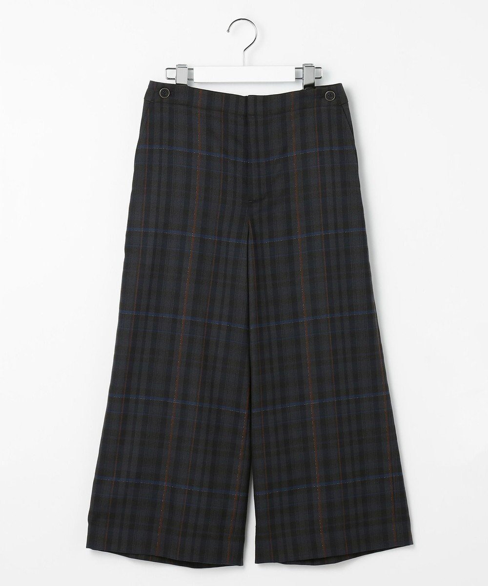 【ジェイ プレス/J.PRESS】の【洗える】milledタータンラメチェック クロップド パンツ 人気、トレンドファッション・服の通販 founy(ファニー) 　ファッション　Fashion　レディースファッション　Fashion for Women　パンツ　Pants & Trousers　洗える　Machine Washable　秋　Autumn　クロップド　Cropped, Short Length　ショート　Short, Short Length　チェック　Check, Plaid, Tartan　ドレープ　Drape, Draping Fabric　なめらか　Smooth, Silky Texture　ミックス　Mix, Mixed Style　冬　Winter / This Winter　A/W・秋冬　Autumn/Winter　新作・新入荷　New Arrivals / New In　エレガント 上品　Elegant　 other-1|ID: prp329100004683454 ipo3291000000033822940
