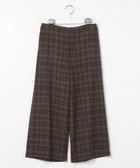 【ジェイ プレス/J.PRESS】の【洗える】milledタータンラメチェック クロップド パンツ ブラウン系|ID: prp329100004683454 ipo3291000000033822942