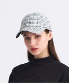 【23区 ゴルフ/NIJYUSANKU GOLF】の【WOMEN】ツイードキャップ スタイリングが華やかに モノトーンコーデ ホワイト系|ID: prp329100004683457 ipo3291000000035635096