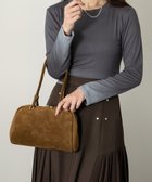 【インター ショシュール/INTER-CHAUSSURES】の【CHRISTIAN VILLA】ミディアムサイズレザーショルダーバッグ ブラウンスウェード|ID: prp329100004683463 ipo3291000000034143629