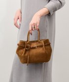 【インター ショシュール/INTER-CHAUSSURES】の【CHRISTIAN VILLA】レザーミディアムハンドバッグ ブラウンスウェード|ID: prp329100004683469 ipo3291000000034059525