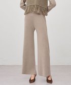 【アンクレイヴ/uncrave】の【手洗い可】ハイゲージニット フレアパンツ モカ|ID: prp329100004683478 ipo3291000000034348811