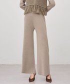 【アンクレイヴ/uncrave】のハイゲージニット フレアパンツ モカ|ID: prp329100004683478 ipo3291000000035608089