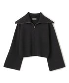 【アンクレイヴ/uncrave】のカシミヤブレンドニット ジップアップブルゾン ブラック|ID: prp329100004683481 ipo3291000000035801755