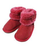【ミキハウスホットビスケッツ/MIKI HOUSE HOT BISCUITS / KIDS】の【13-18cm】 ファー付き サイドリボンブーツ 赤|ID: prp329100004684758 ipo3291000000033831668