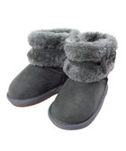 【ミキハウスホットビスケッツ/MIKI HOUSE HOT BISCUITS / KIDS】の【13-18cm】 ファー付き サイドリボンブーツ グレー|ID: prp329100004684758 ipo3291000000033831669