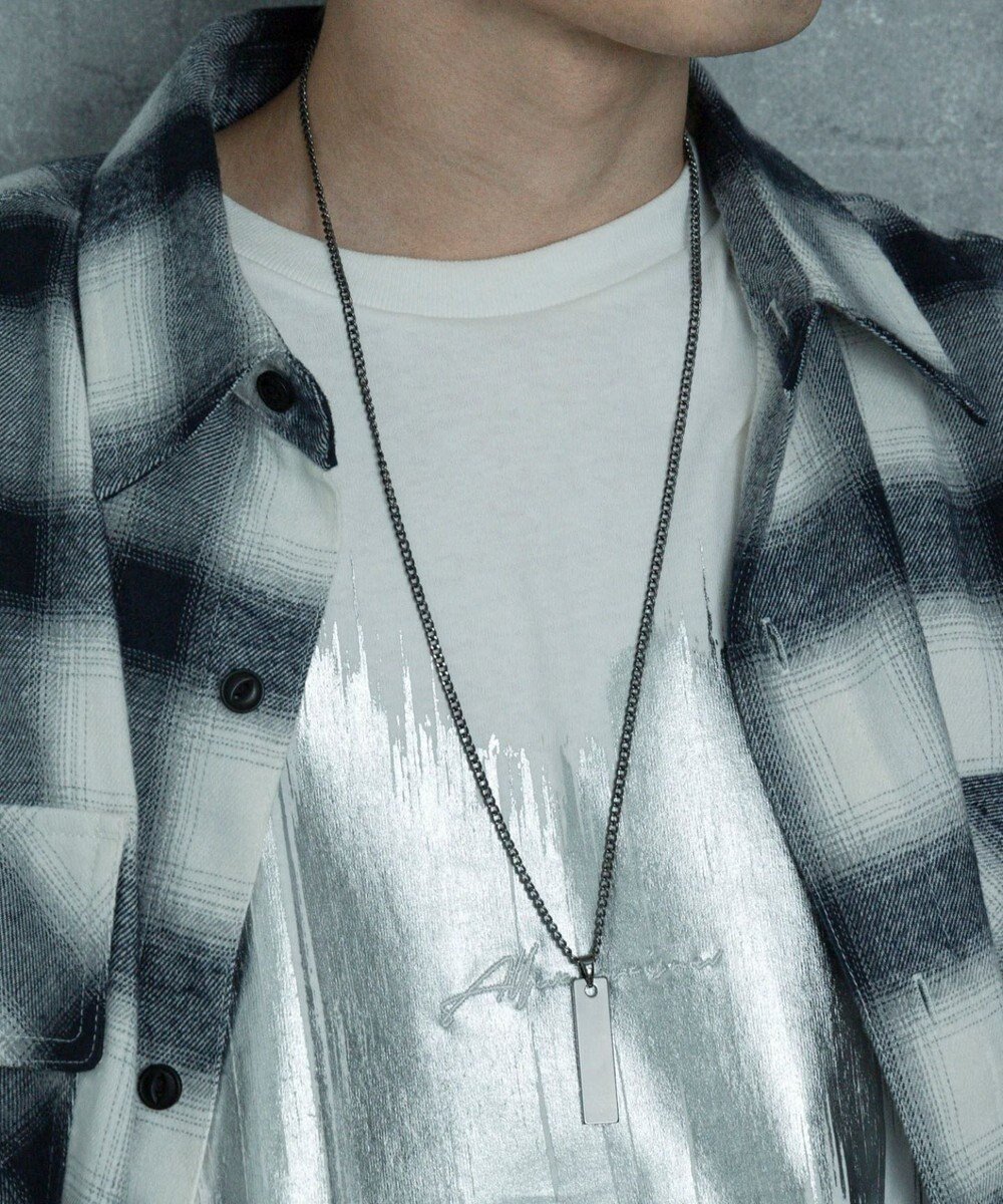 【ウィゴー/WEGO / MEN】のMモチーフロングチェーンネックレス 人気、トレンドファッション・服の通販 founy(ファニー) 　ファッション　Fashion　メンズファッション　Fashion for Men　アクセサリー　Fashion Accessories　ジュエリー　Jewelry　ネックレス　Necklaces & Pendants　アクセサリー　Fashion Accessories　シンプル　Simple, Minimal　スウェット / スエット　Sweatshirt, Sweatwear　スマホ　Smartphone, Mobile Device　チェーン　Chain, Chain Strap　ネックレス　Necklace, Pendant Necklace　プレート　Plate, Dish　メタル　Metal, Metal Parts　モチーフ　Motif, Design Theme　ロング　Long, Long-Length　 other-1|ID: prp329100004684766 ipo3291000000033831693