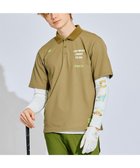 【ピーダブリュサーキュラス/PW CIRCULUS / MEN】の【UV遮蔽率90% UVカット / 速乾 / ストレッチ】【MEN】NEW ベーシックポロ ゴルフ カーキ系|ID: prp329100004684781 ipo3291000000034364561