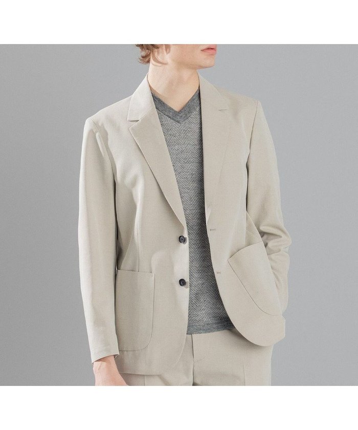 【ジョゼフ オム/JOSEPH HOMME / MEN】のハイツイストアイアスギャバ ジャケット インテリア・キッズ・メンズ・レディースファッション・服の通販 founy(ファニー) https://founy.com/ ファッション Fashion メンズファッション Fashion for Men アウター Men's Coats Outerwear テーラードジャケット Tailored Jackets & Blazers ウォッシャブル Machine Washable 春 Spring カーディガン Cardigan, Knitwear 吸水 Absorbent, Quick-Dry ジャケット Jacket, Outerwear セットアップ Set-Up, Coordinated Outfit トレンド Trend, Trending Now 定番 Standard, Basic Item パッチ Patch, Appliqué ポケット Pocket, Pocket Detail ワイド Wide, Wide Fit S/S・春夏 SS, Spring/Summer, Warm Season おすすめ Recommended / Our Picks 夏 Summer |ID: prp329100004684785 ipo3291000000033831759