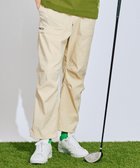 【ピーダブリュサーキュラス/PW CIRCULUS / MEN】の【撥水加工/ ストレッチ】【MEN】ベルト付 ワイドカーゴパンツ ゴルフ アイボリー系|ID: prp329100004684787 ipo3291000000034846205