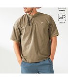 【23区 ゴルフ/23区GOLF / MEN】の【23Fondation/MEN】COOLメッシュ スキッパーポロ ベージュ系|ID: prp329100004684795 ipo3291000000035074425