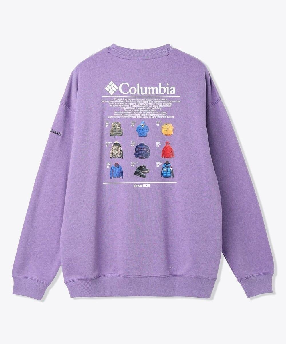 【コロンビア/Columbia / MEN】のColumbia/ サンダーマウンテンスウェットクルー /コロンビア インテリア・キッズ・メンズ・レディースファッション・服の通販 founy(ファニー) 　ファッション　Fashion　メンズファッション　Fashion for Men　トップス・カットソー　Cut & Sew Tops　おすすめ　Recommended / Our Picks　アウトドア　Outdoor Clothing　グラフィック　Graphic, Graphic Design　スウェット / スエット　Sweatshirt, Sweatwear　フィット　Fit, Slim Fit　リラックス　Relax, Relaxed Fit　ヴィンテージ　Vintage Style　夏　Summer　S/S・春夏　SS, Spring/Summer, Warm Season　A/W・秋冬　Autumn/Winter　Grape Gum|ID: prp329100004684816 ipo3291000000034536077