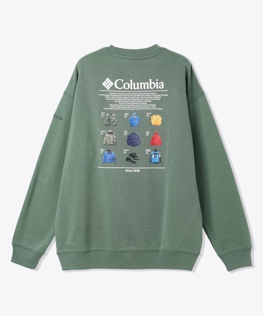 【コロンビア/Columbia / MEN】のColumbia/ サンダーマウンテンスウェットクルー /コロンビア インテリア・キッズ・メンズ・レディースファッション・服の通販 founy(ファニー) 　ファッション　Fashion　メンズファッション　Fashion for Men　トップス・カットソー　Cut & Sew Tops　おすすめ　Recommended / Our Picks　アウトドア　Outdoor Clothing　グラフィック　Graphic, Graphic Design　スウェット / スエット　Sweatshirt, Sweatwear　フィット　Fit, Slim Fit　リラックス　Relax, Relaxed Fit　ヴィンテージ　Vintage Style　夏　Summer　S/S・春夏　SS, Spring/Summer, Warm Season　A/W・秋冬　Autumn/Winter　Rain Forest|ID: prp329100004684816 ipo3291000000034536079