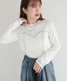 【グリーンパークス/Green Parks】の・SUGAR SPOON カラーstリブロンTEE Off White|ID: prp329100004684835 ipo3291000000033831963