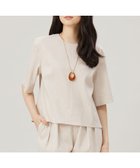 【自由区/JIYU-KU】の【セットアップ対応・洗える】LIPストレッチプルオーバー ブラウス フラックス|ID: prp329100004684837 ipo3291000000033831972