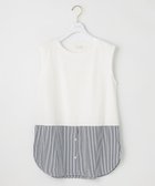 【エニィ スィス/any SiS】の【洗える】レイヤード タンクトップ 人気、トレンドファッション・服の通販 founy(ファニー) ファッション Fashion レディースファッション Fashion for Women トップス・カットソー Cut & Sew Tops おすすめ Recommended / Our Picks インナー Innerwear カットソー Cut and Sewn Top ストライプ Stripe, Striped Pattern タンク Tank Top, Sleeveless Top ドッキング Docking, Mixed Material パターン Pattern, Design Print 洗える Machine Washable 無地 Plain, Solid Color A/W・秋冬 Autumn/Winter thumbnail ネイビーストライプ|ID: prp329100004684870 ipo3291000000034981470