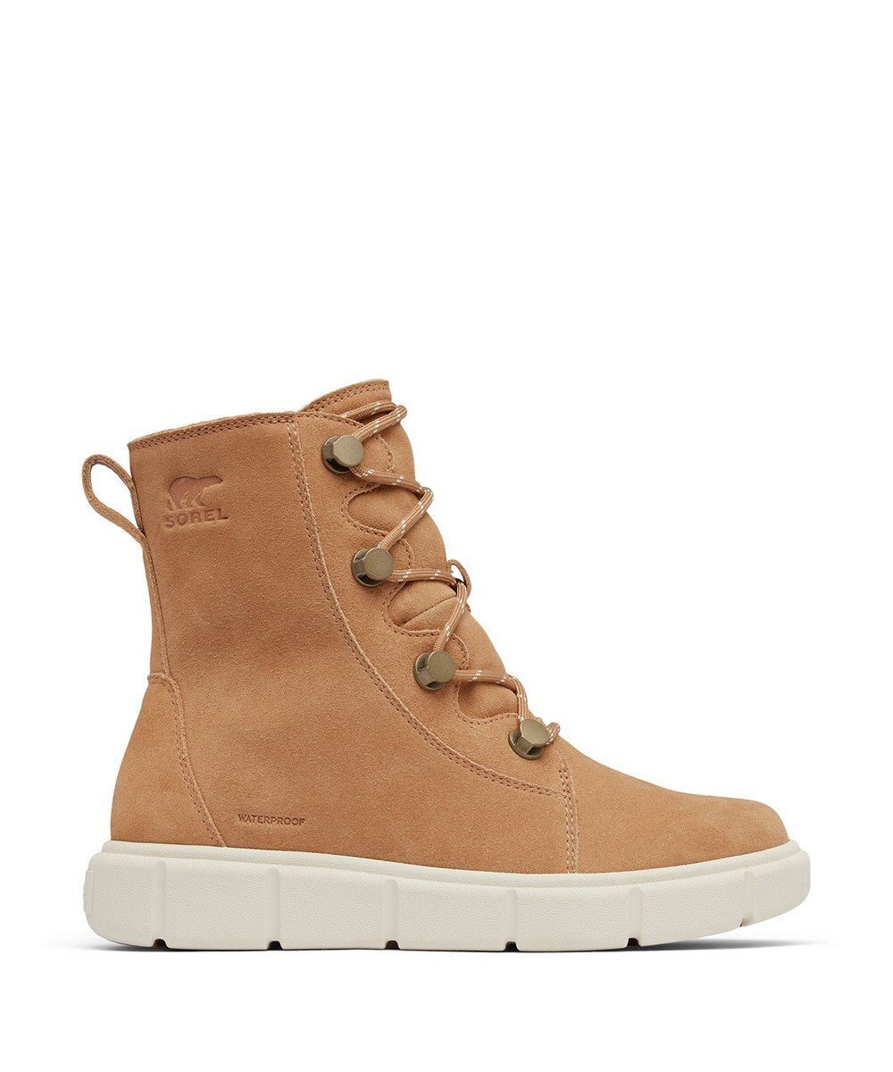 【ソレル/SOREL】のソレルエクスプローラー3 ジョアンウォータープルーフ インテリア・キッズ・メンズ・レディースファッション・服の通販 founy(ファニー) 　ファッション　Fashion　レディースファッション　Fashion for Women　パフォーマンス　Performance, Active Function　フィット　Fit, Slim Fit　フェイクムートン　Faux Shearling, Faux Mouton　ワイド　Wide, Wide Fit　冬　Winter / This Winter　定番　Standard, Basic Item　A/W・秋冬　Autumn/Winter　Tawny Buff, Chalk|ID: prp329100004684872 ipo3291000000033832140