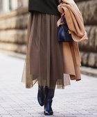 【自由区/JIYU-KU】の【新色追加生産・WEB限定カラーあり】チュール スカート ブラウン系|ID: prp329100004684902 ipo3291000000034211181