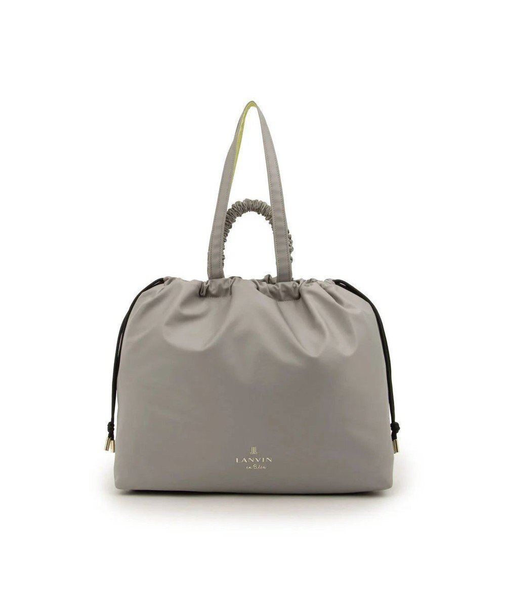 【ランバン オン ブルー/LANVIN en Bleu】のクラリス 2wayバッグ インテリア・キッズ・メンズ・レディースファッション・服の通販 founy(ファニー) 　ファッション　Fashion　レディースファッション　Fashion for Women　バッグ　Bags　シンプル　Simple, Minimal　フラット　Flat, Flat Shoes　巾着　Drawstring Bag, Kinchaku　グレー|ID: prp329100004684903 ipo3291000000034889101