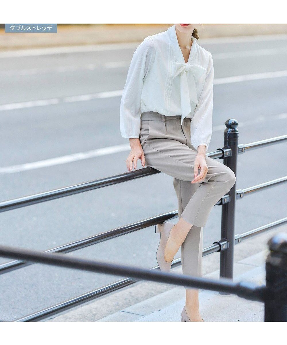 【ティアクラッセ/Tiaclasse】の【ダブルストレッチ・洗える】テーパードパンツ インテリア・キッズ・メンズ・レディースファッション・服の通販 founy(ファニー) ファッション Fashion レディースファッション Fashion for Women パンツ Pants & Trousers 春 Spring 洗える Machine Washable 秋 Autumn シンプル Simple, Minimal ストレッチ Stretch, Stretchy Fabric スラックス Slacks, Dress Pants セットアップ Set-Up, Coordinated Outfit センター Center, Center Line ダブル Double, Double-Breasted チュニック Tunic, Long Top フェイク Faux, Fake フォーマル Formal, Dressy フレア Flare, Flared ポケット Pocket, Pocket Detail 冬 Winter / This Winter A/W・秋冬 Autumn/Winter S/S・春夏 SS, Spring/Summer, Warm Season おすすめ Recommended / Our Picks 夏 Summer 入学式 Entrance Ceremony 卒業式 Graduation Ceremony ビジネス 仕事 通勤 Business / Work / Commuting グレー|ID: prp329100004686454 ipo3291000000033841887