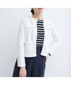 【組曲/KUMIKYOKU】のミニブークレーツイードニットジャケット 人気、トレンドファッション・服の通販 founy(ファニー) ファッション Fashion レディースファッション Fashion for Women アウター Coat / Outerwear Collection レディースジャケット・軽アウター Jackets コンパクト Compact, Small Size ジャケット Jacket, Outerwear ストレッチ Stretch, Stretchy Fabric デニム Denim, Jeans Material トレンド Trend, Trending Now 人気 Popular, Best Seller パール Pearl, Pearl Accent ポケット Pocket, Pocket Detail ビジネス 仕事 通勤 Business / Work / Commuting thumbnail アイボリー系|ID: prp329100004686456 ipo3291000000034466314