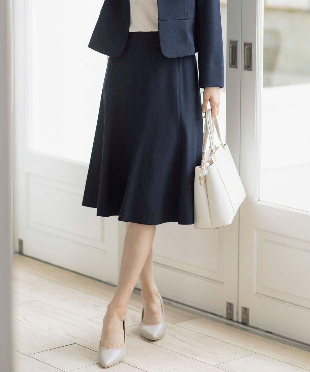 【エニィ スィス/any SiS】の【UVカット / 接触冷感 / 吸水速乾】スマートビューティストレッチ フレアスカート インテリア・キッズ・メンズ・レディースファッション・服の通販 founy(ファニー) ファッション Fashion レディースファッション Fashion for Women スカート Skirts Aライン・フレアスカート A-Line & Flared Skirts 春 Spring 吸水 Absorbent, Quick-Dry ジャケット Jacket, Outerwear ストレッチ Stretch, Stretchy Fabric スマート Smart, Elegant タイトスカート Pencil Skirt, Tight Skirt フレア Flare, Flared 楽ちん Easy Fit, Comfortable S/S・春夏 SS, Spring/Summer, Warm Season おすすめ Recommended / Our Picks 夏 Summer エレガント 上品 Elegant ビジネス 仕事 通勤 Business / Work / Commuting ネイビー|ID: prp329100004686462 ipo3291000000034365110