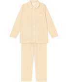 【ウィング/Wing】の【肌感(R)パジャマ】 長袖・長ズボン ピマ綿100% やわらかな肌ざわり 水玉柄 ウィング/ワコール EP3002 クリーム|ID: prp329100004686466 ipo3291000000034526408