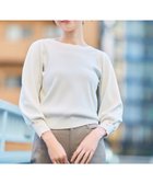 【エニィ スィス/any SiS】の【洗える】フラワーモイスチャー ニット ホワイトローズ|ID: prp329100004686476 ipo3291000000034355426