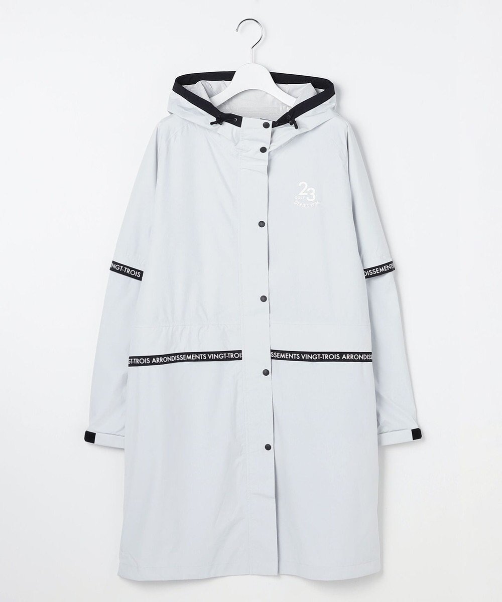 【23区 ゴルフ/NIJYUSANKU GOLF】の【WOMEN】レインワンピース 撥水 耐水 人気、トレンドファッション・服の通販 founy(ファニー)  ファッション Fashion レディースファッション Fashion for Women アウター Coat / Outerwear Collection コート・ロングコート・ピーコート Long Coats, Peacoats & More ポンチョ・ケープコート Ponchos & Capes 軽量 Lightweight, Ultra Light シンプル Simple, Minimal ストレッチ Stretch, Stretchy Fabric スピンドル Spindle, Drawcord バランス Balance, Style Balance フロント Front, Front Design プリント Print, Printed Pattern ポンチョ Poncho, Cape Style  other-1|ID: prp329100004686479 ipo3291000000034308666