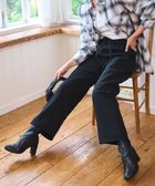 【ウィゴー/WEGO】の【WEB限定/25年秋冬新作/ウエストゴム/暖パンツ/洗濯可/】裏ベロアワイドイージーパンツ ブラック|ID: prp329100004686487 ipo3291000000033842071