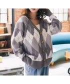 【アースミュージックアンドエコロジー/earth music&ecology】のループ編みアーガイルカーディガン 人気、トレンドファッション・服の通販 founy(ファニー) ファッション Fashion レディースファッション Fashion for Women トップス・カットソー Cut & Sew Tops カーディガン・羽織り Layered Style Cardigans おすすめ Recommended / Our Picks カーディガン Cardigan, Knitwear フェミニン Feminine, Girly ポケット Pocket, Pocket Detail ループ Loop, Loop Knit A/W・秋冬 Autumn/Winter thumbnail Gray|ID: prp329100004686490 ipo3291000000033842081