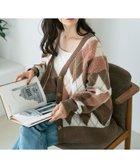 【アースミュージックアンドエコロジー/earth music&ecology】のループ編みアーガイルカーディガン 人気、トレンドファッション・服の通販 founy(ファニー) ファッション Fashion レディースファッション Fashion for Women トップス・カットソー Cut & Sew Tops カーディガン・羽織り Layered Style Cardigans おすすめ Recommended / Our Picks カーディガン Cardigan, Knitwear フェミニン Feminine, Girly ポケット Pocket, Pocket Detail ループ Loop, Loop Knit A/W・秋冬 Autumn/Winter thumbnail Mocha|ID: prp329100004686490 ipo3291000000033842082